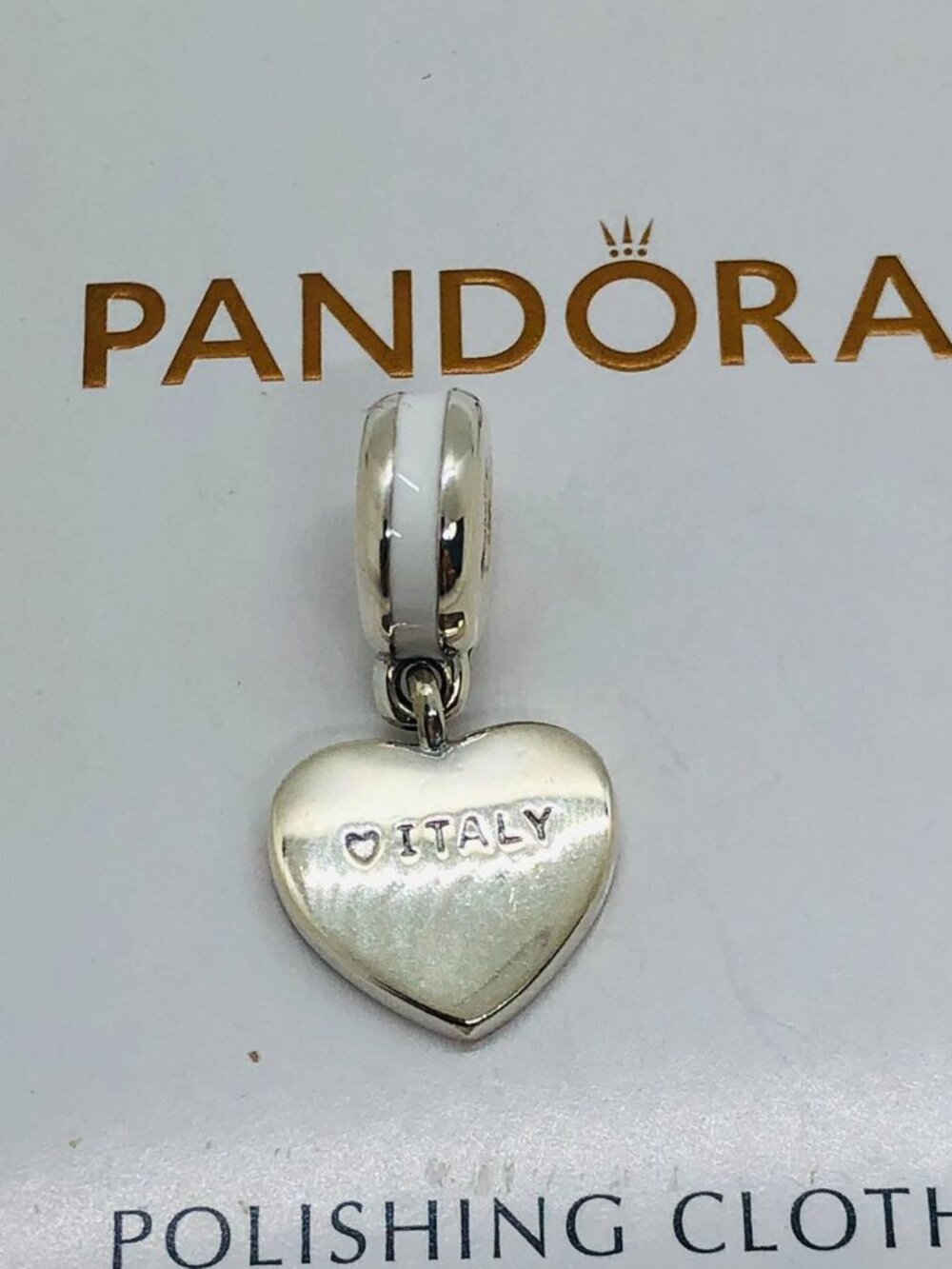 Pandora Italy Flag Charm Italy Heart Charm - Picture 4 of 4